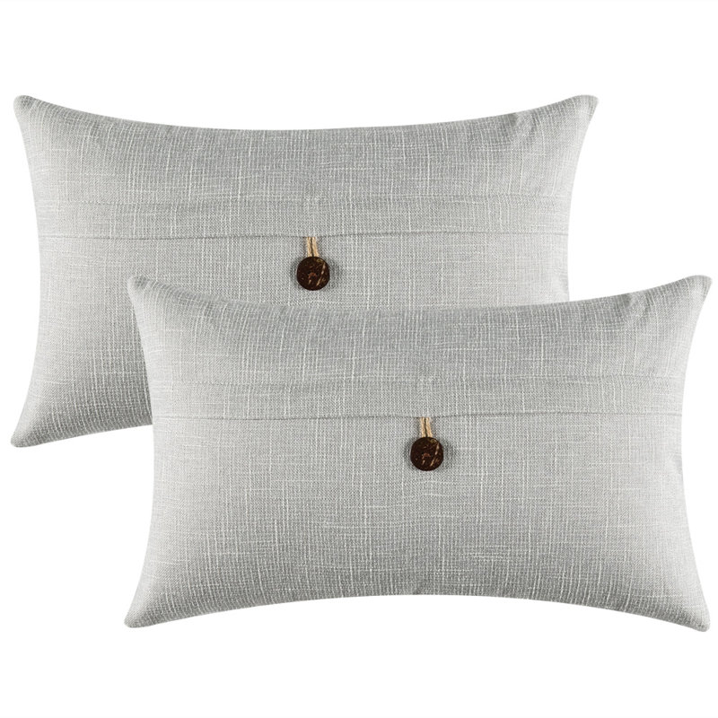Housse de coussin , Gris clair
