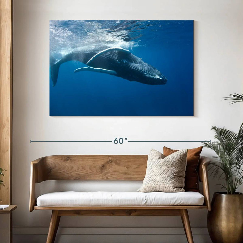 Brampt Humpback Whale, 32" H x 48" W