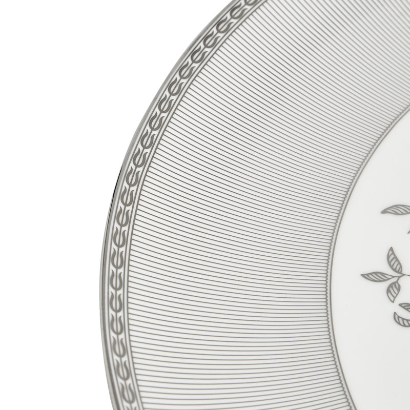 Wedgwood Silver Tonquin Charger Plate 13.3in