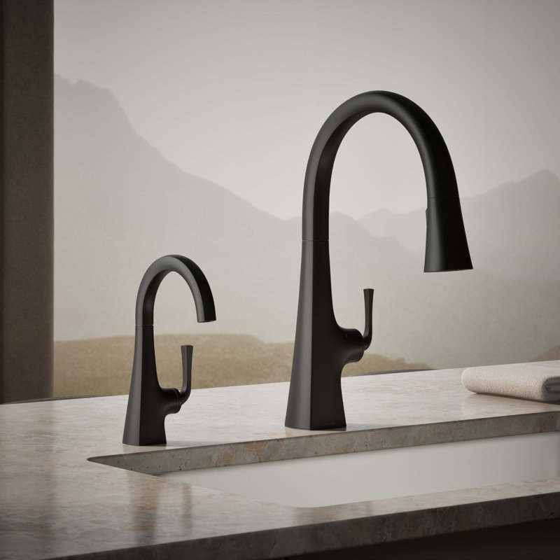 Graze Beverage Faucet, Matte Black
