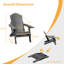 Chaise Adirondack pliable pour l'extérieur Alexander-312188155