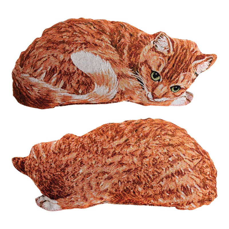 Coussin lombaire multicolore à imprimé animal manuel 20 po x 10 po