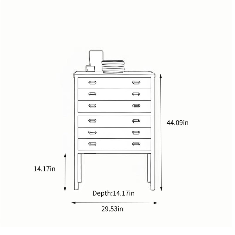 Armoire de rangement à tiroir noir