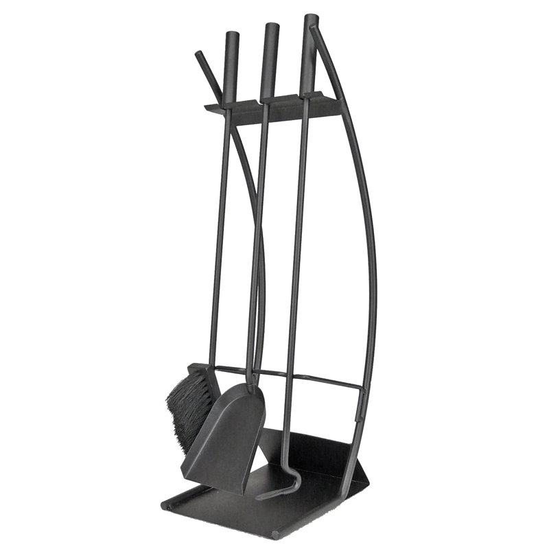 Steel Fireplace Tool Set
