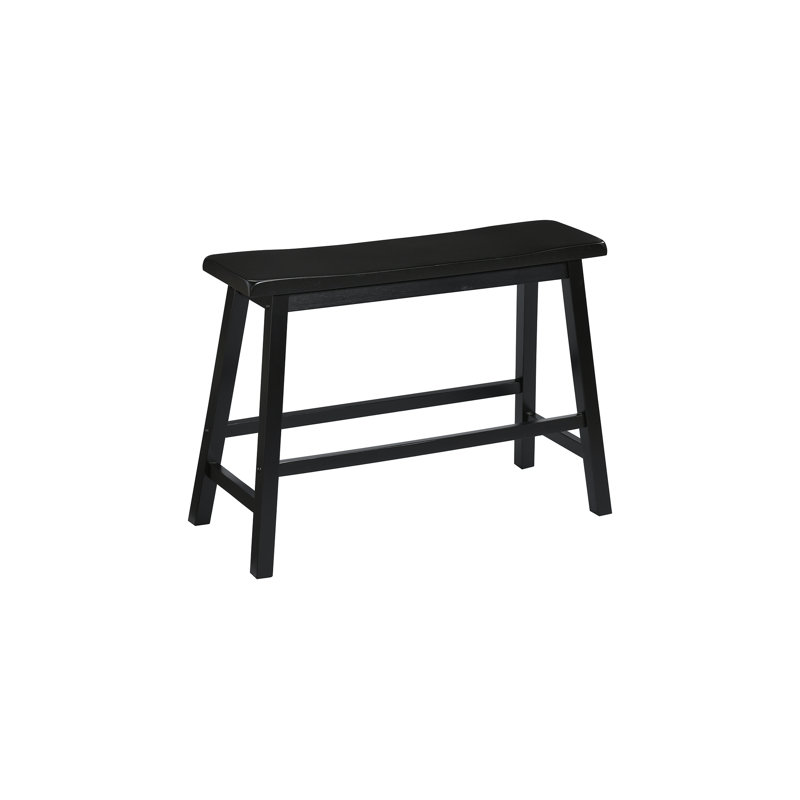 Banc de salle à manger à hauteur de comptoir 33 po Pereira, Black