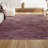 Haze Solid Low-Pile Light Purple Rug-1068582941