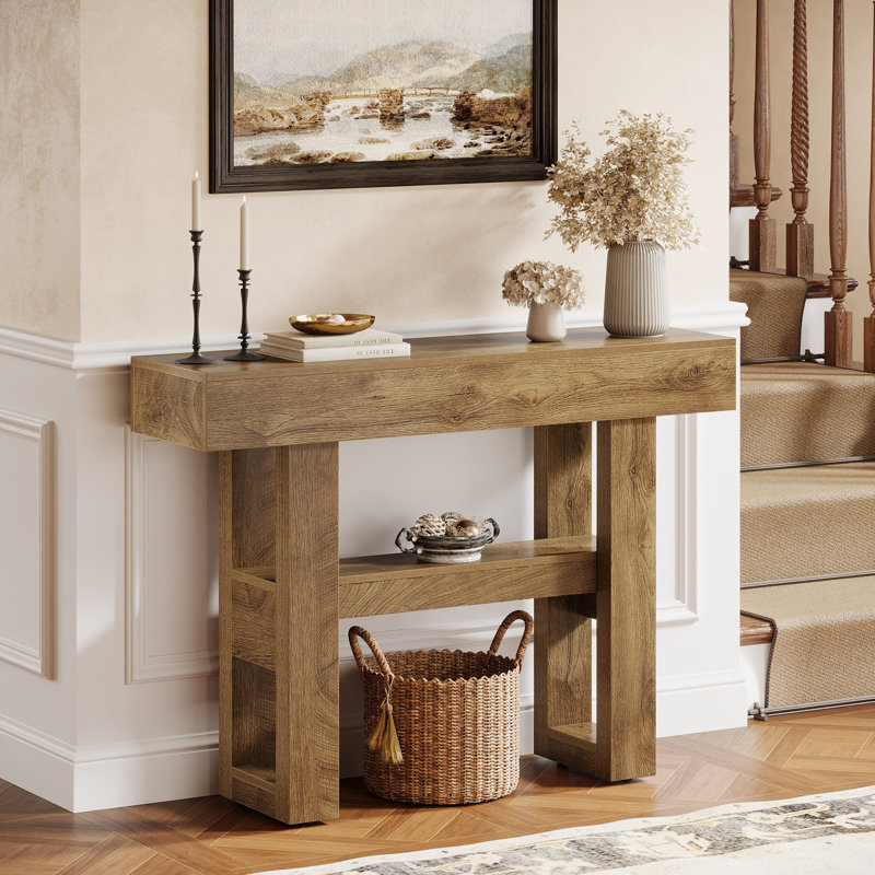 105Cm Console Table, Oak
