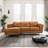 Chase Genuine Leather Sectional Left Facing-1740211377
