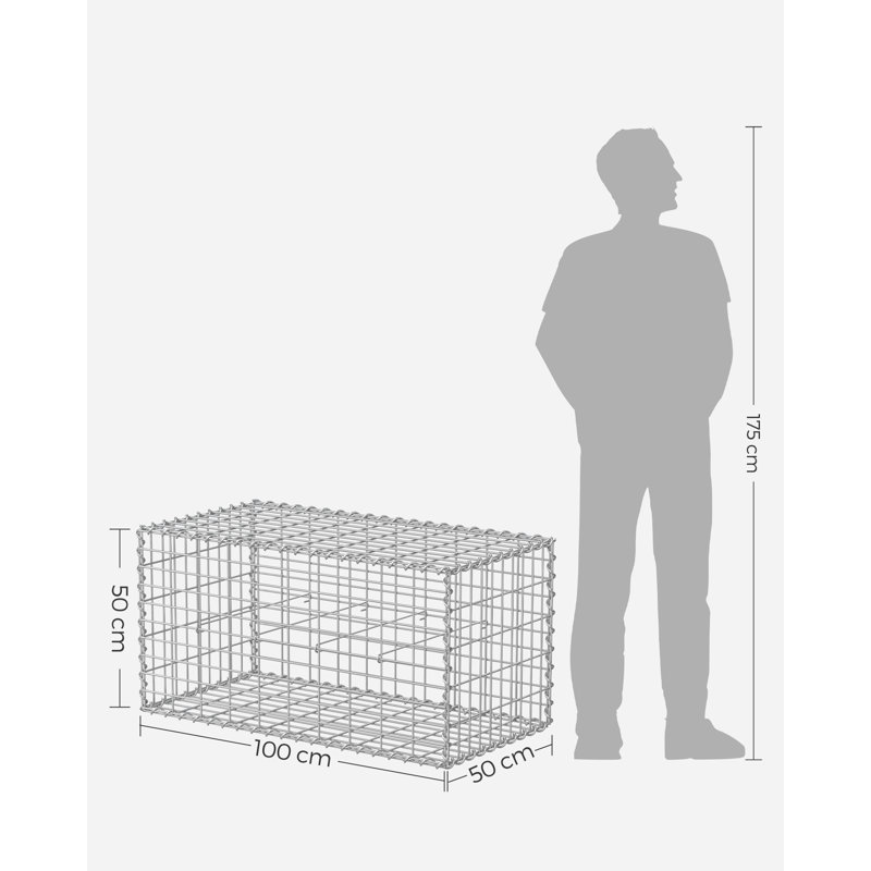 Cerina 50cm H x 100cm W Steel Border Fencing