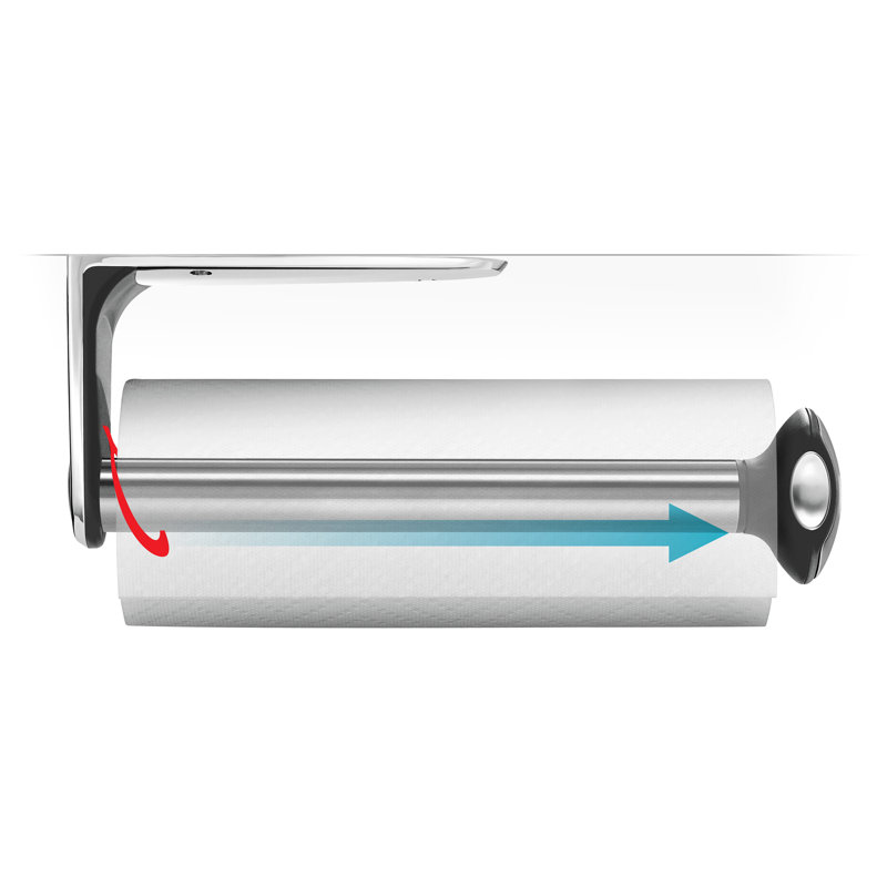 Stainless Steel Wall Mount Paper Towel Holder with Quick Release Knob