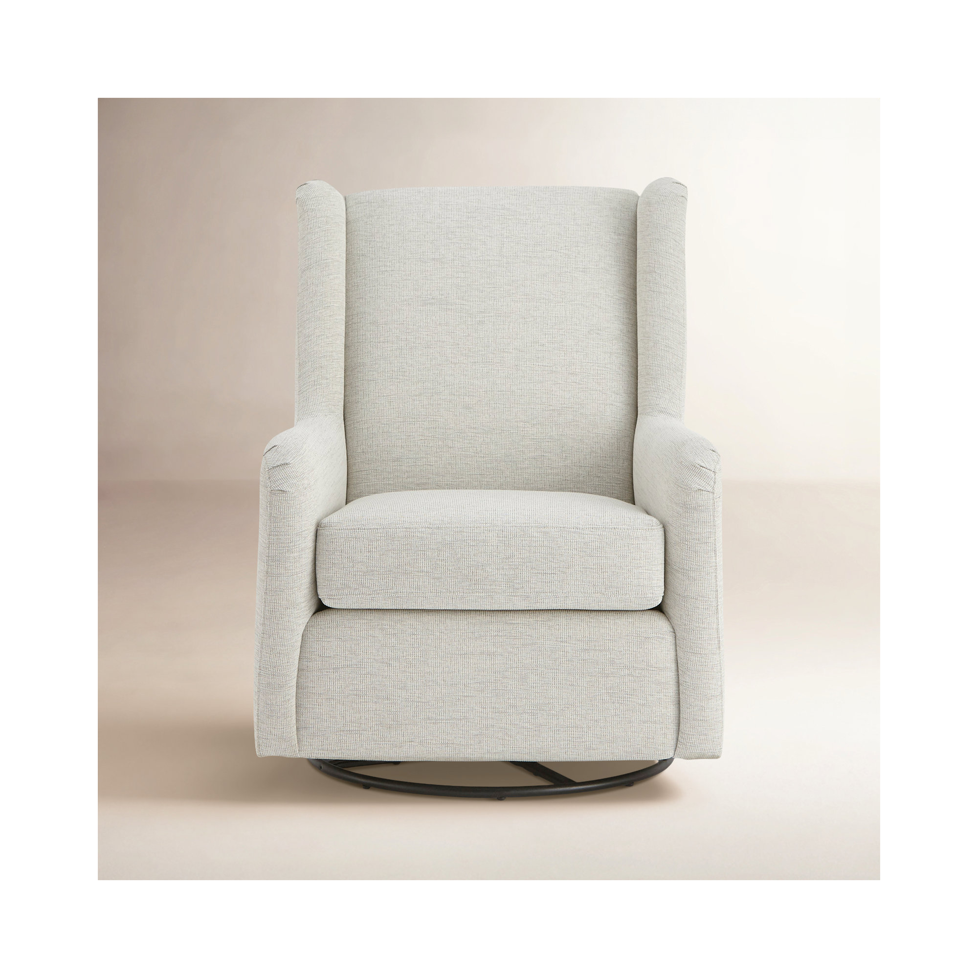 Upholstered Swivel Glider, Galloway Canvas Performance