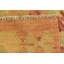 Tapis en laine rouge 3 pi 4 po x 4 pi 10 po one-of-kind main-noué la new age Elland