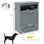 Armoire grise pour animaux - Organiser le rangement des fournitures et des fournitures