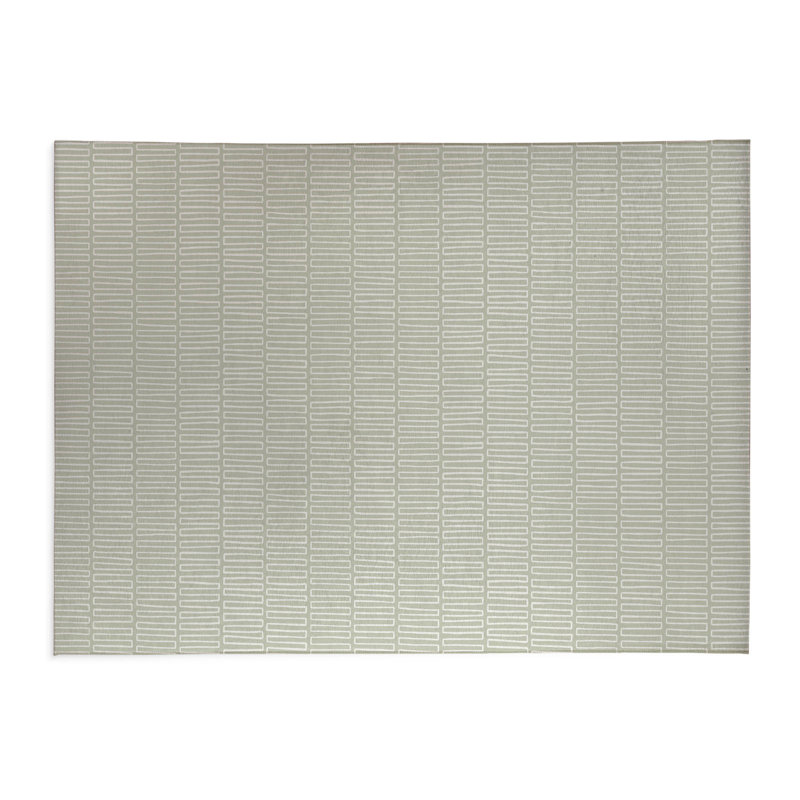 Tapis de bureau Block Block, L 6 pi x L 4 pi, Vert clair