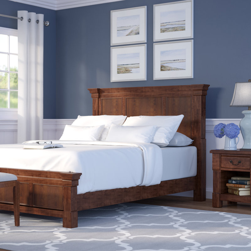 2 Piece Bedroom Set, Rustic Cherry, Queen