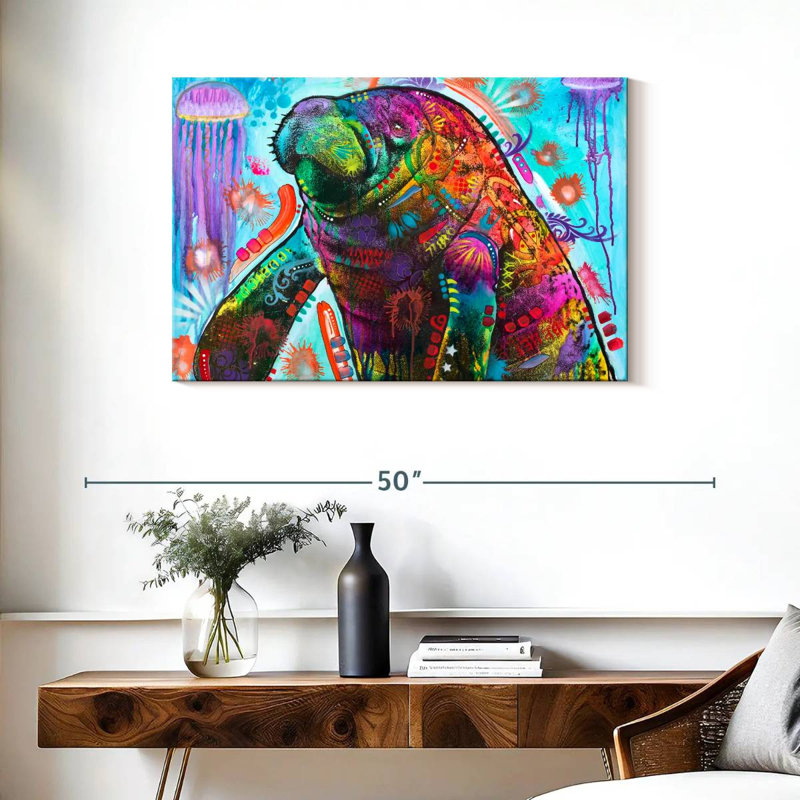 Manatee, 24" H x 36" W