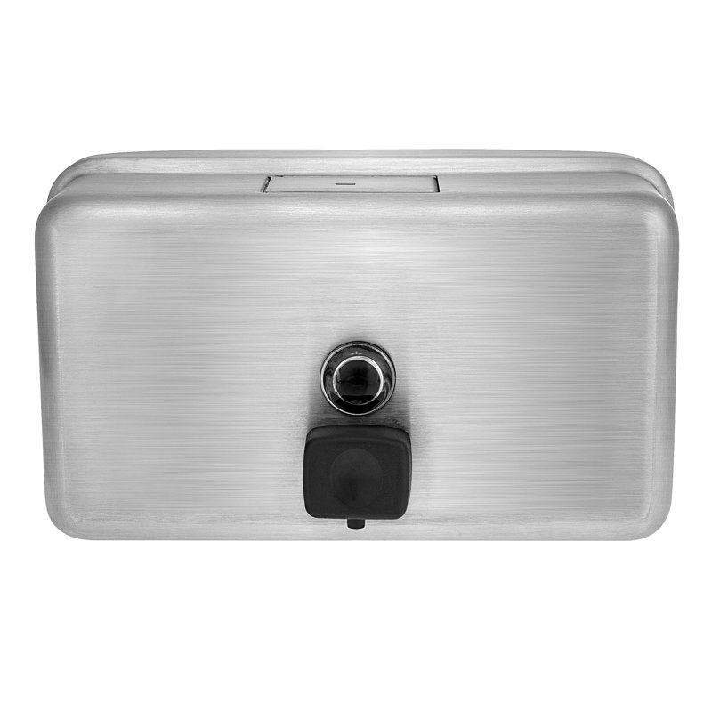 Distributeur de savon horizontal à fixation sur la surface manuel