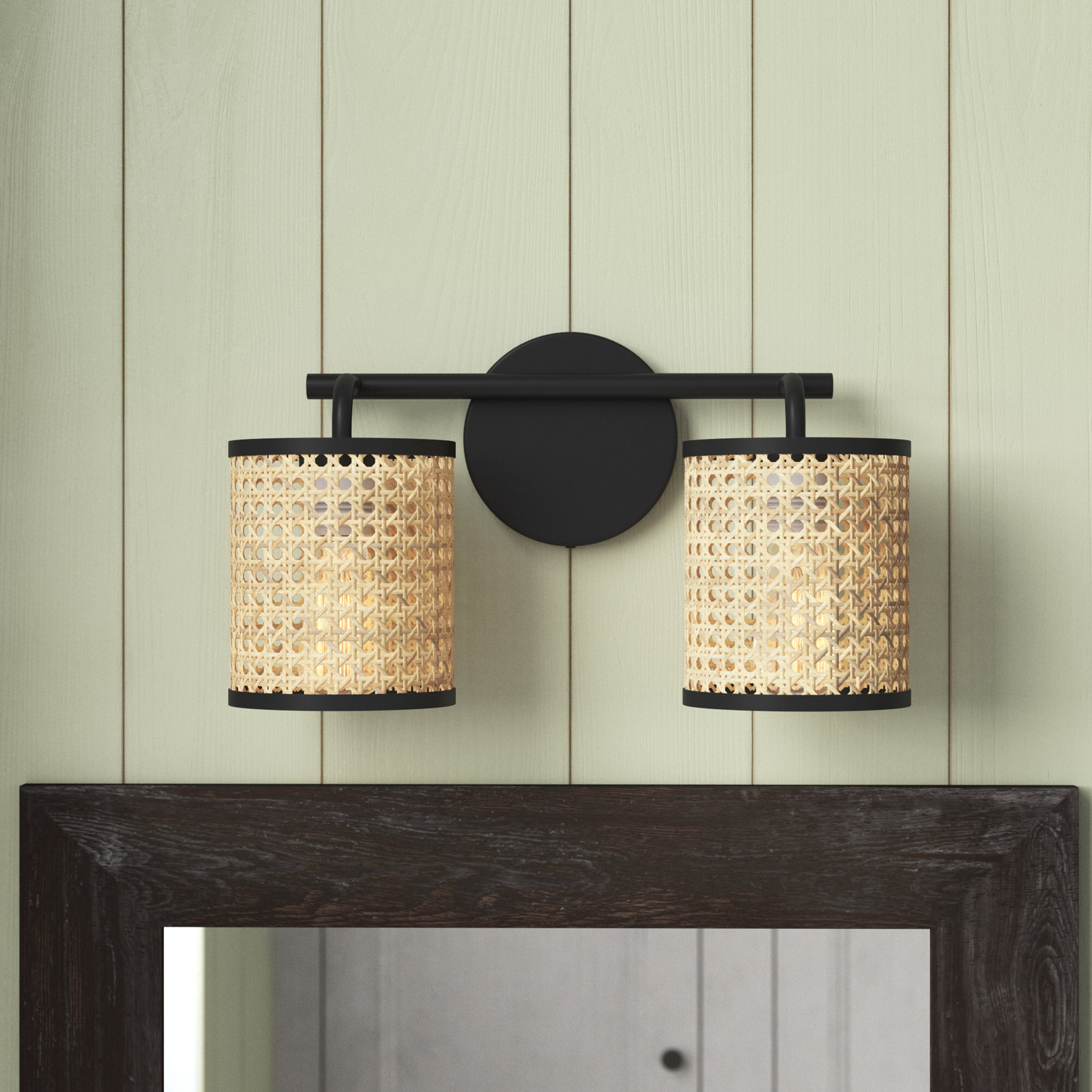 Drax 2 Light Dimmable Vanity Light