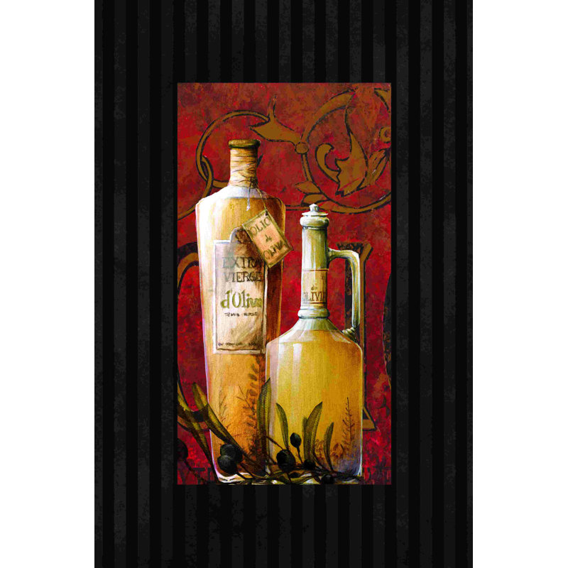 Huile d'olive - impression sur toile tendue, L 20 po x H 30 po