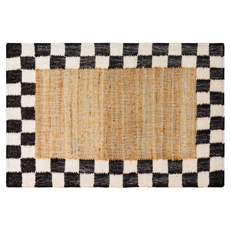 Check Jute 2' x 3' Door Mat