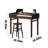 Modern Black Walnut Study Desk