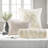 Elegant 7-piece Blush Bedding Set With Hypoallergenic Polyester Comforter For Cal King Bed