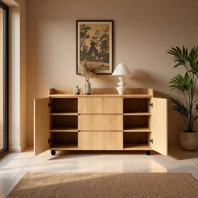 Buffet en bois de frêne