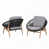 Grey Cushion/Black Frame  is out of stock