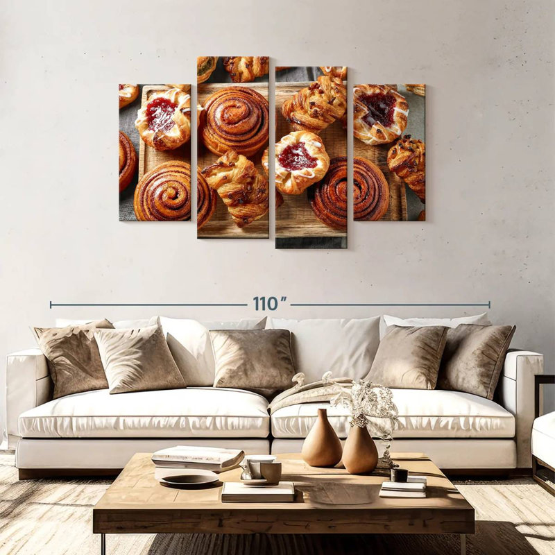 Yarlin Danish Baked Goods, 48'' H x 75'' W