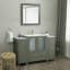 Meuble-lavabo simple 54 po avec plateau et miroir-107174064