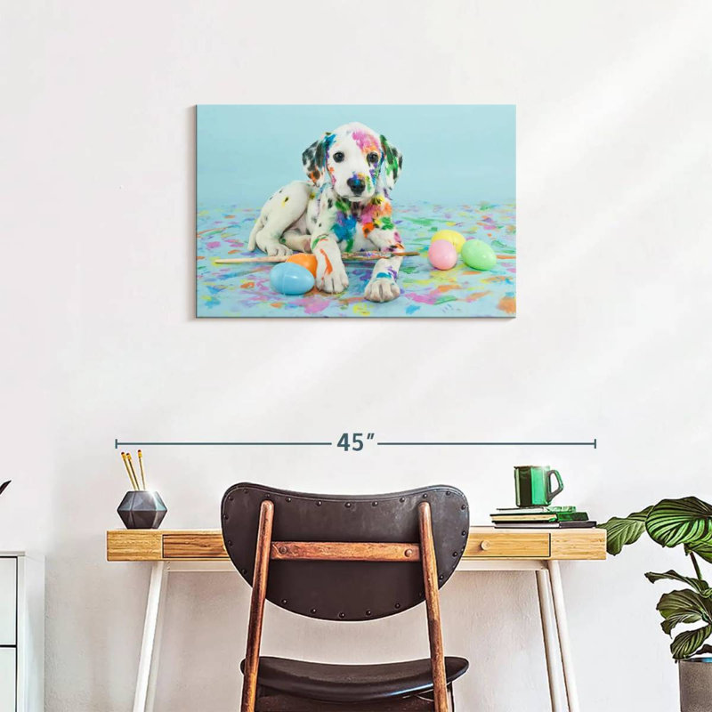 Brampt Easter Dalmatian Puppy, 20" H x 30" W