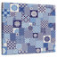 Avery Blue Geometric Patchwork