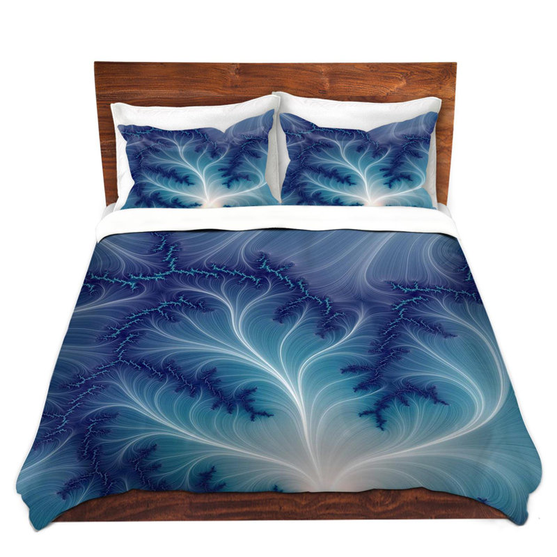 Ensemble de housse de couette de flux proliférée, 1 housse simple + 1 taie standard