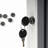 Small Enclosed Magnetic Message Board w/ Lock & Key