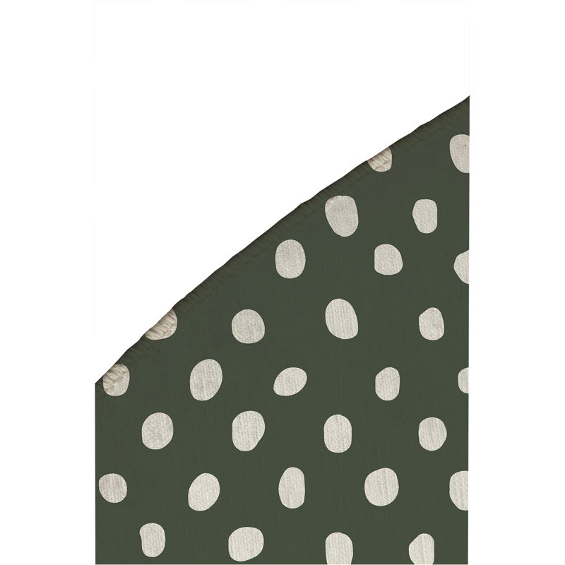 Dot Lyfe Non-Slip Outdoor Rug, Round 5'