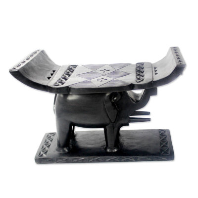 Solid Wood Accent Stool