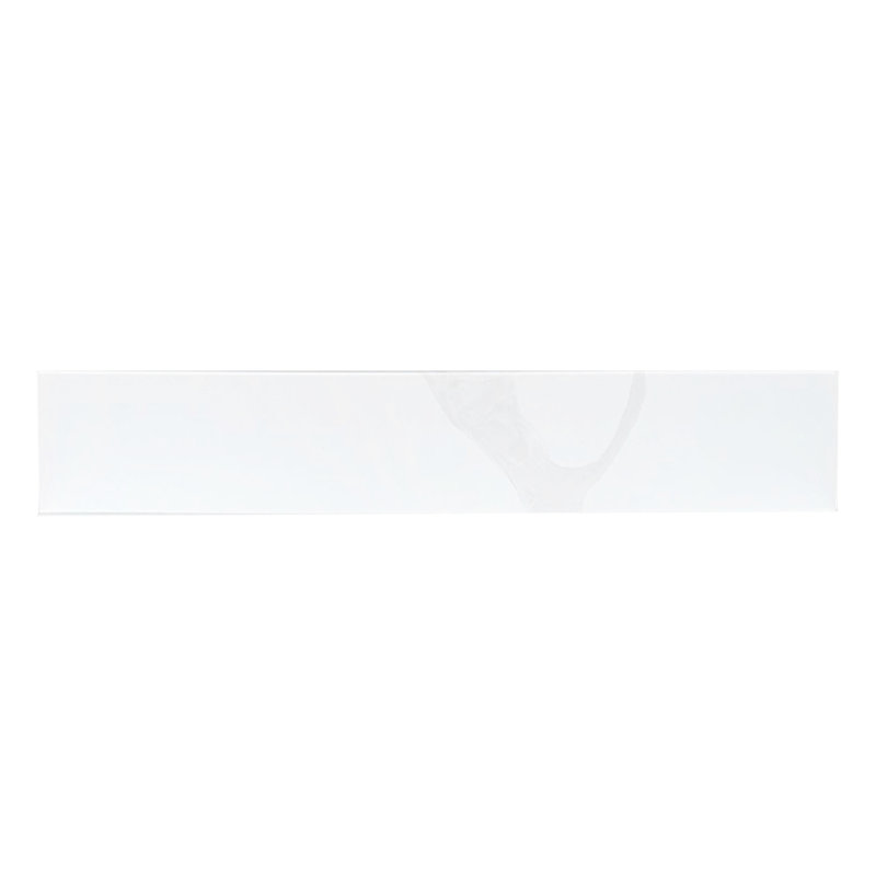 22 Inch White Quartz Side Backsplash, 4" Height, Suitable For Diy Bathroom Vanity Backsplash Bathroom, Consistent Color And Veining