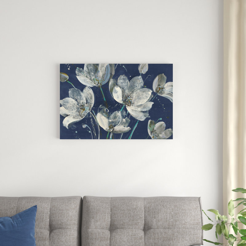 " Translucent Garden With Light Blue ", 30" H x 20" W x 1.25" D