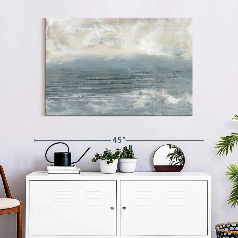 Avery Pale Blue I, 26" H x 39" W