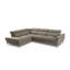 Power Reclining European Sectional with Adjustable Headrests & Armrest & Storage from Italian Leather Tashawn-922480078
