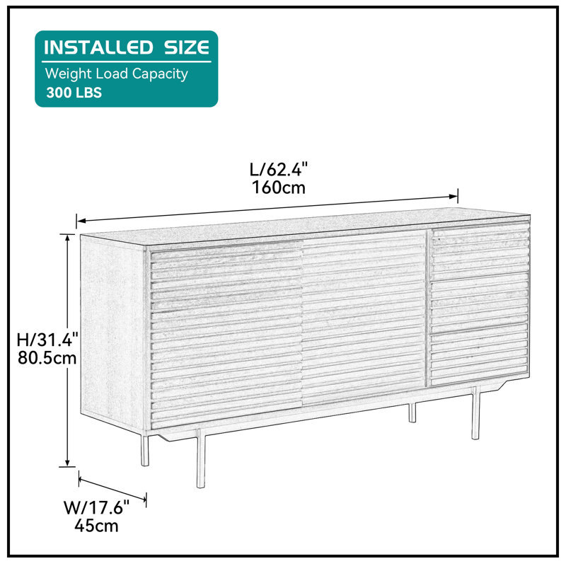 160cm Sideboard
