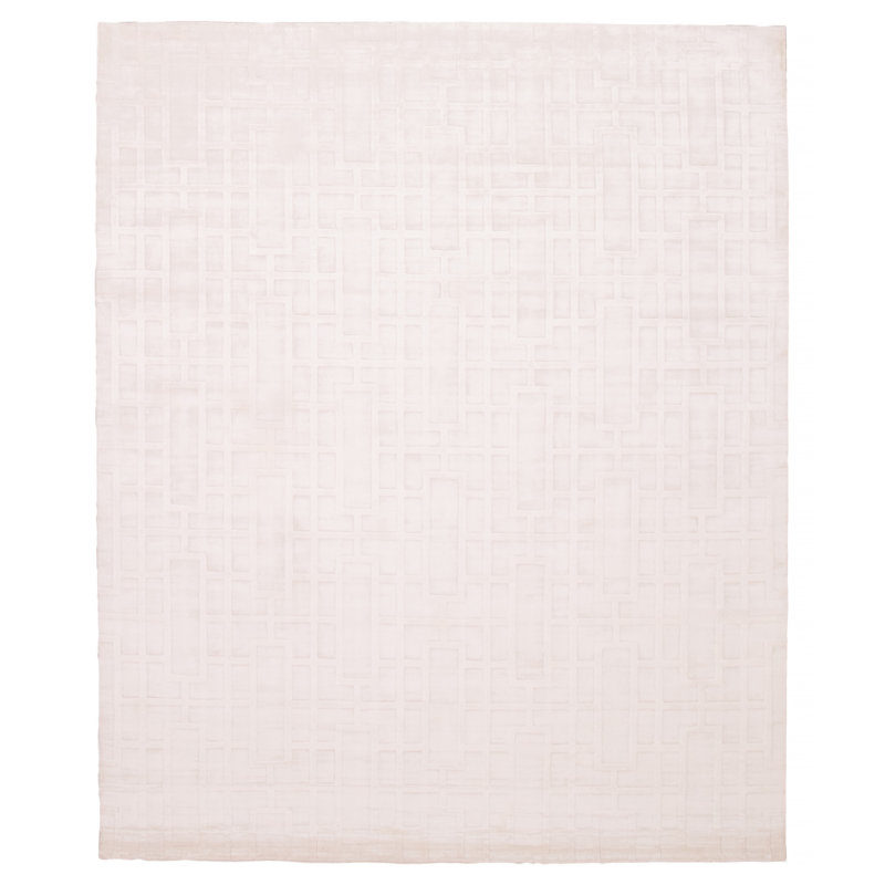 Tapis unique en viscose nouvel âge 7 pi 10 po x 9 pi 8 po Seule
