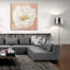 «Serene Peony Terracotta» par Julia Purinton, art mural en verre acrylique-431706818