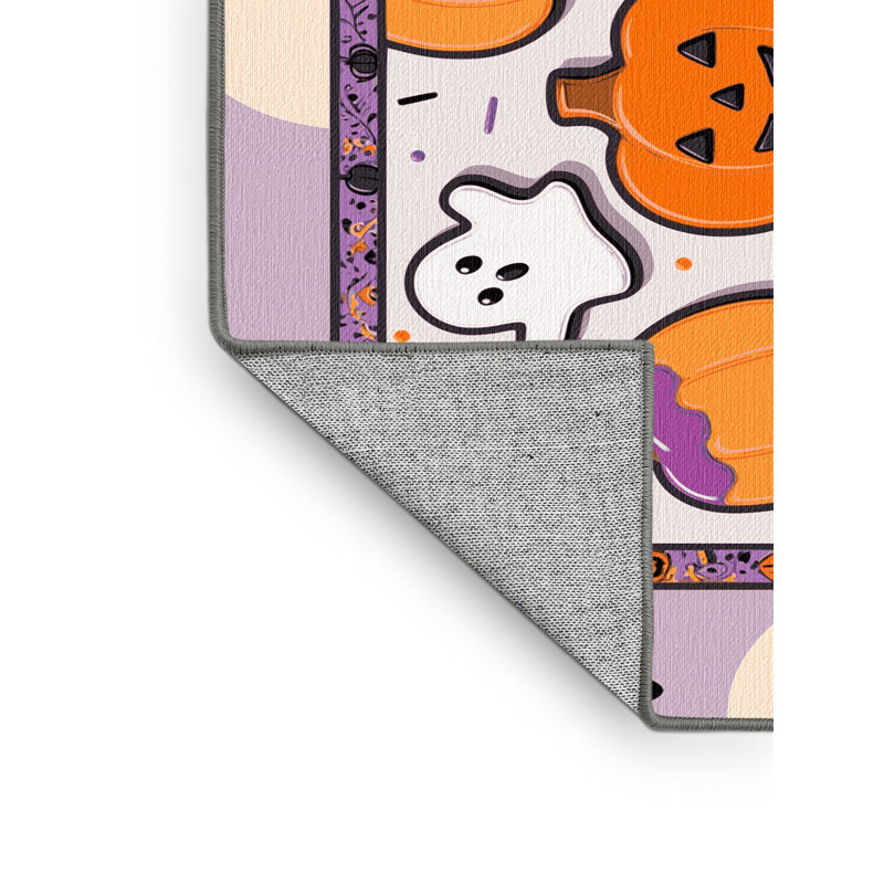 The Holiday Aisle® Washable Halloween Fall Season Holiday Rug, Runner 2' x 4'