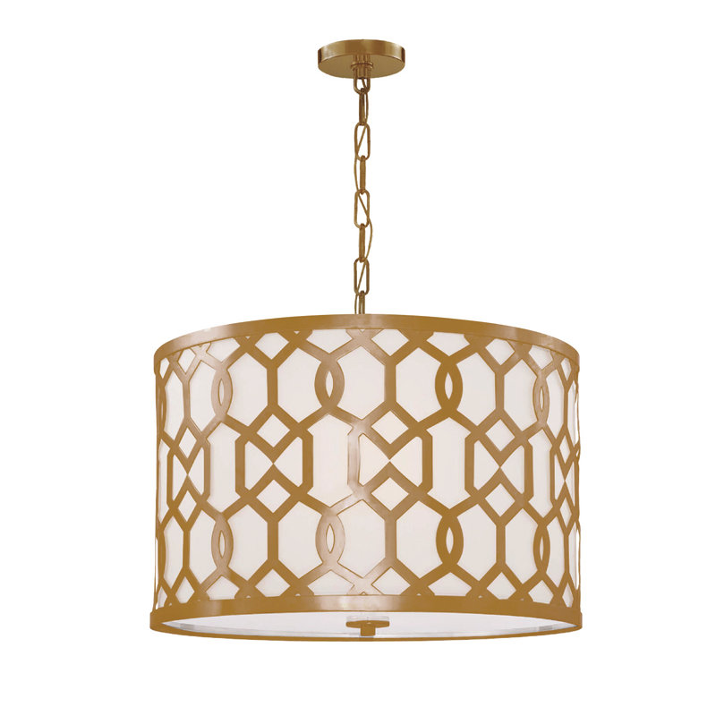 Jennings 5 - Light Chandelier, 18.25" 3-Light, Aged Brass