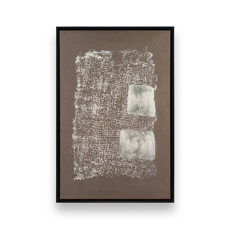 «Reticulum I» par Michael Willett, reproduction d'art, H 40 po x l 30 po, Noir