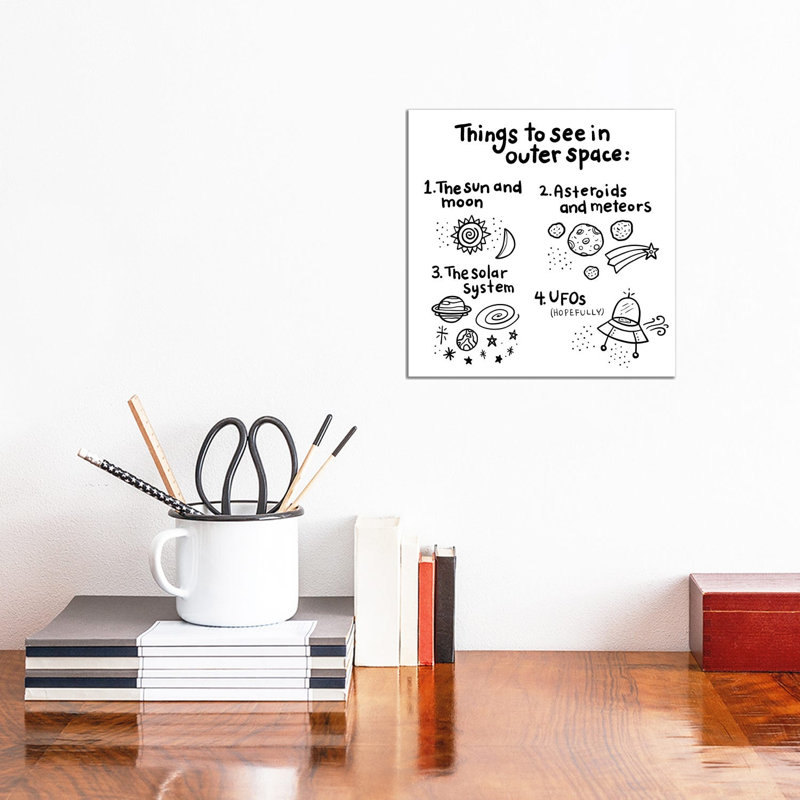 Outerspace III by Noonday Design - Wrapped Canvas Gallery-Wrapped Canvas Giclée, 30.48 cm H x 30.48 cm W