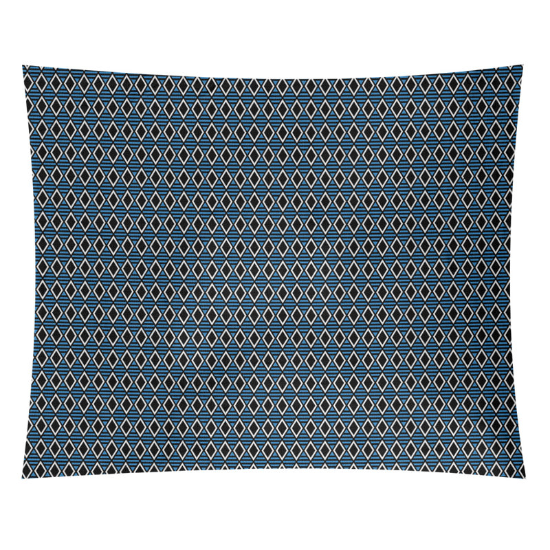 Tapisserie katelyn elizabeth à carreaux géométriques Avicia, Intérieur, H 71 po x l 83,5 po