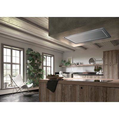 36" Convertible Insert Range Hood in Matte White with Remote