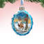Keepsake 3'' Handmade Glass Photo Ornament